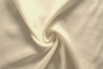Sheened Polyester Chiffon - Cream
