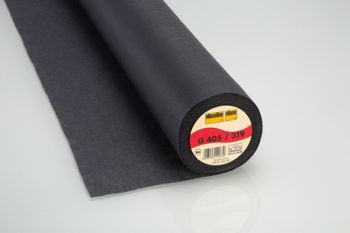 Charcoal Medium Weight Easy Fuse Iron-on Non-Woven Interfacing/Interlining by Vilene Vlieseline 90cm wide