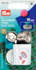 Prym Metal Cover Button with Tool 19mm 5pc