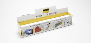 Bondaweb Iron-On Adhesive Transparent Tracing Paper Backed Vliesofix Sheets - 45cm Wide - By Vilene Vlieseline.