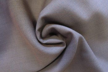 Deadstock Designer Wool Mix Self Stripe Suiting