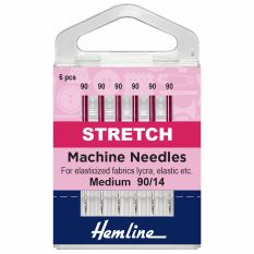 Hemline Stretch Machine Needles - Heavy 90/14