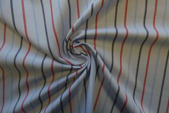 Ex Paul Smith Deadstock Designer 100% Cotton Twill Stripe Shirting