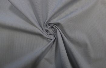 Ex Paul Smith Deadstock Designer 100% Cotton Stripe Shirting - White/Oxford Navy